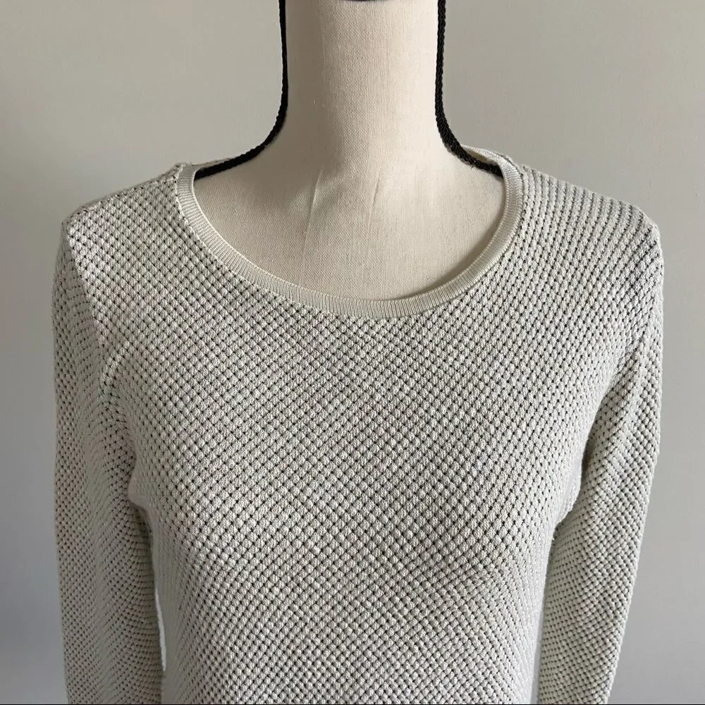 Zara Oatmeal Long Sleeve Top